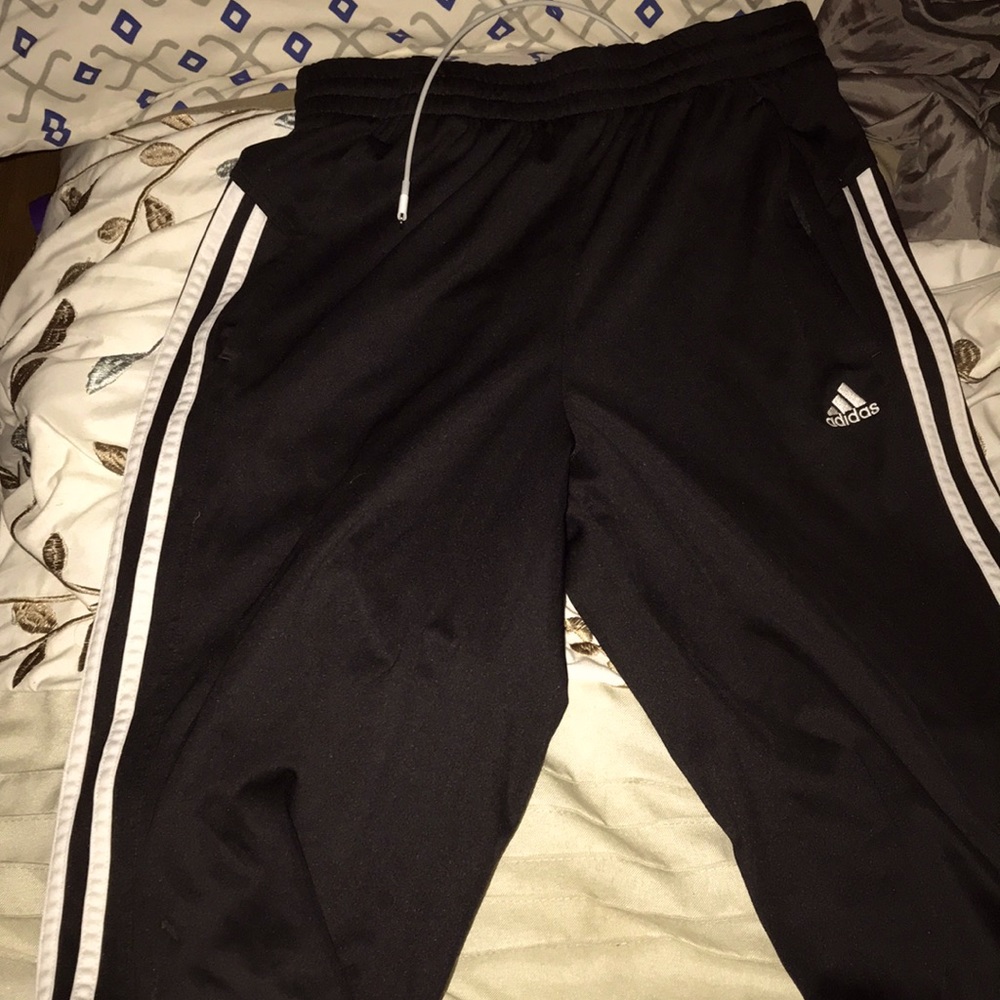 Black adidas sweats